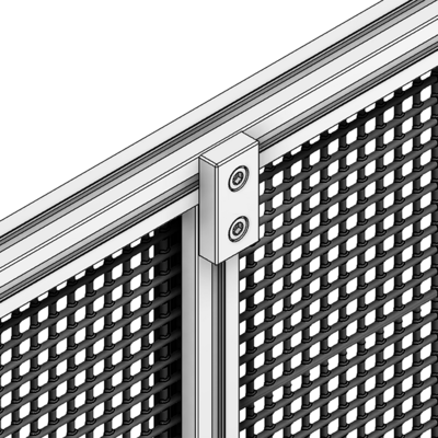 32-3060WS-3SS MODULAR SOLUTIONS MOUNTING PLATE 30MM X 60MM NO CENTER HOLE